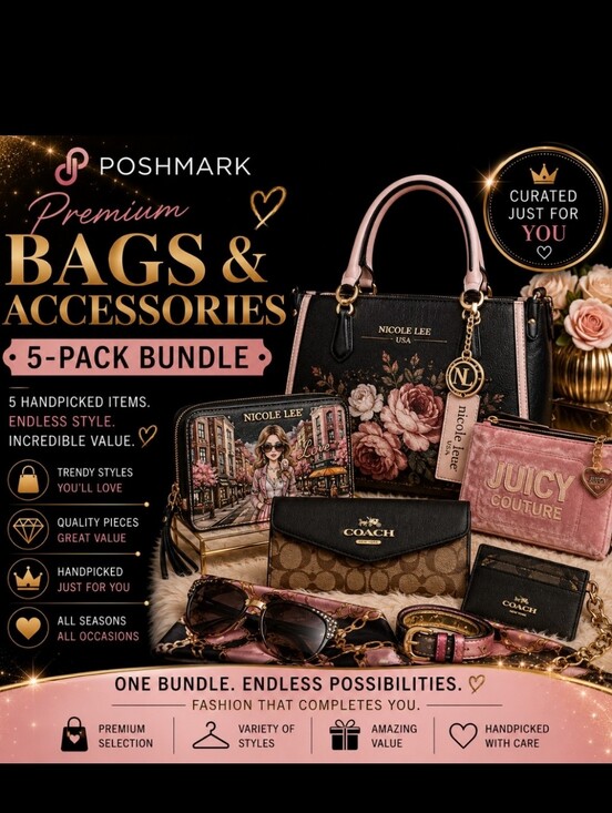 Accessories - Premium Bags & Accessories 5-Piece Bundle